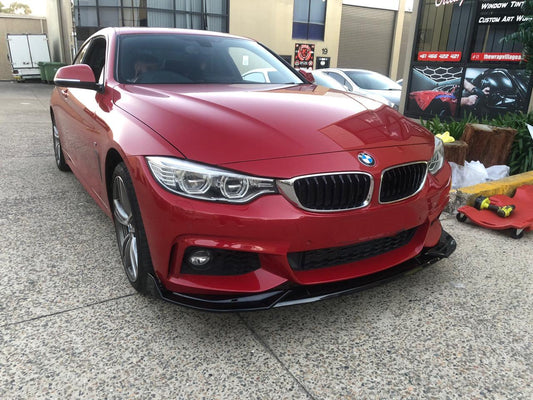 BMW 4 series F32 F36 M Sport front lip splitter PSM spoiler diffuser Bodykit