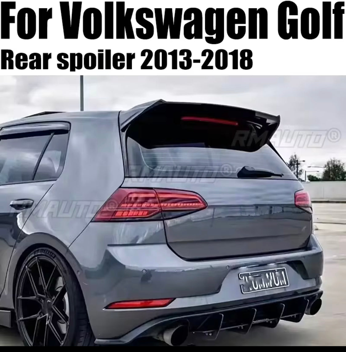 OSIR style Spoiler Boot Trunk for Volkswagen Golf MK7 MK7.5 GTI R