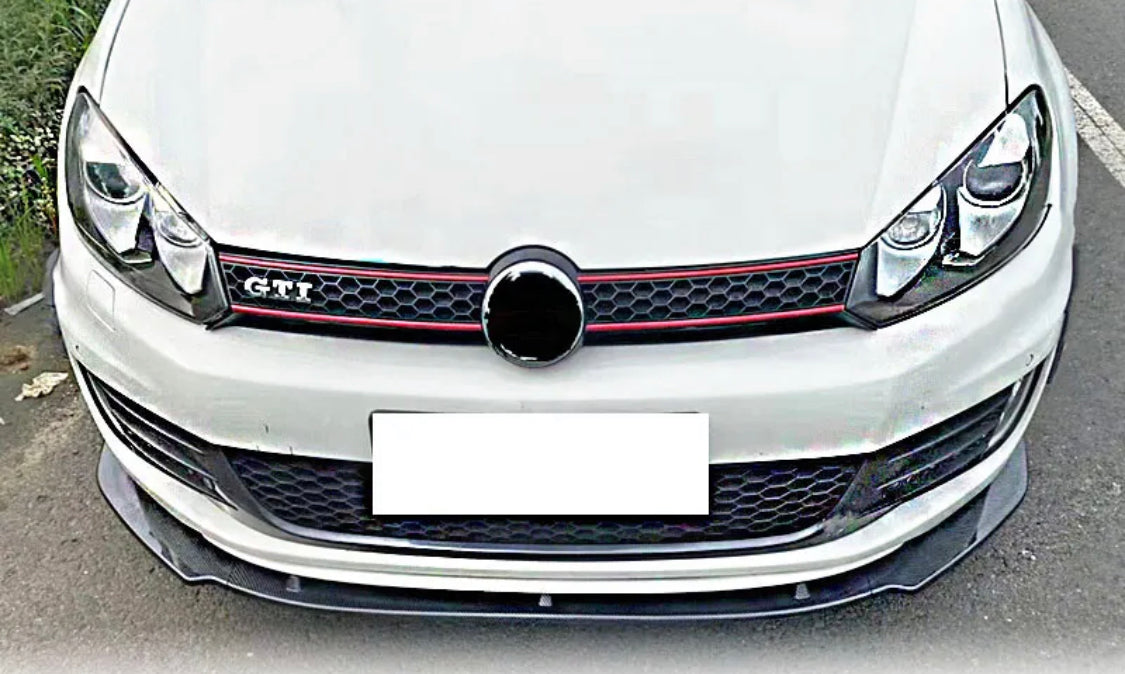Volkswagen Golf MK6 GTI R front lip splitter