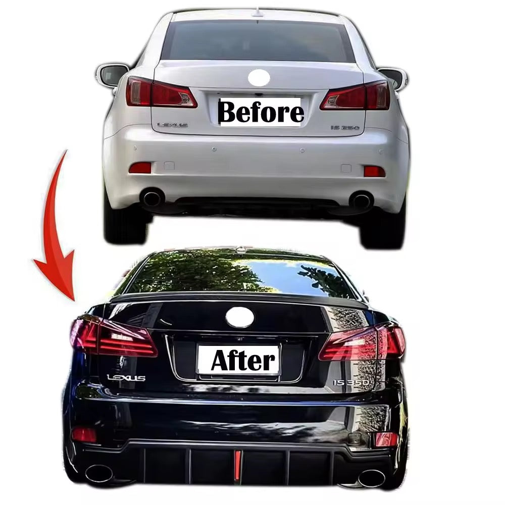 Lexus is250 350 rear bumper diffuser 2006-2012