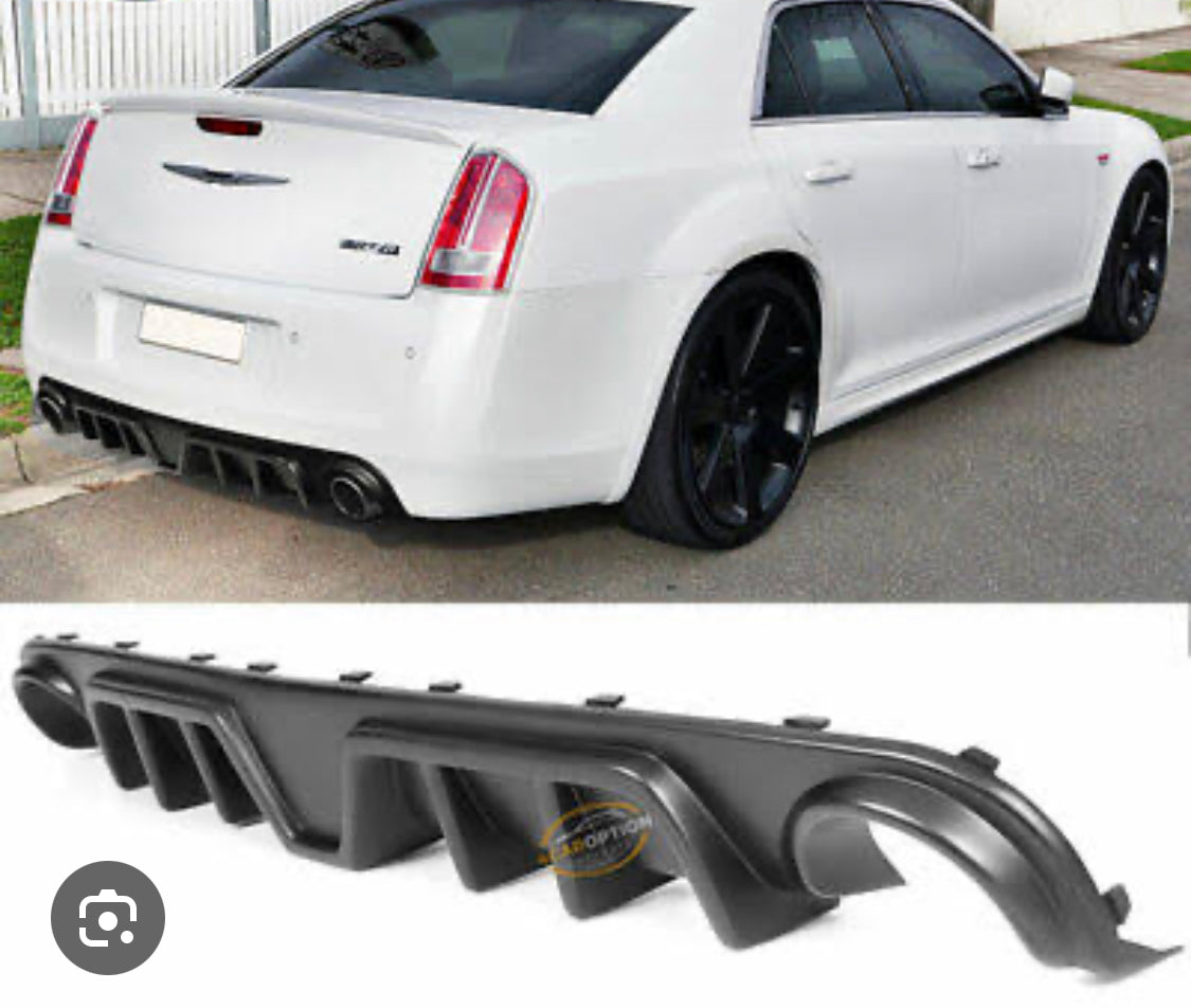 Chrysler 300 SRT rear bumper diffuser