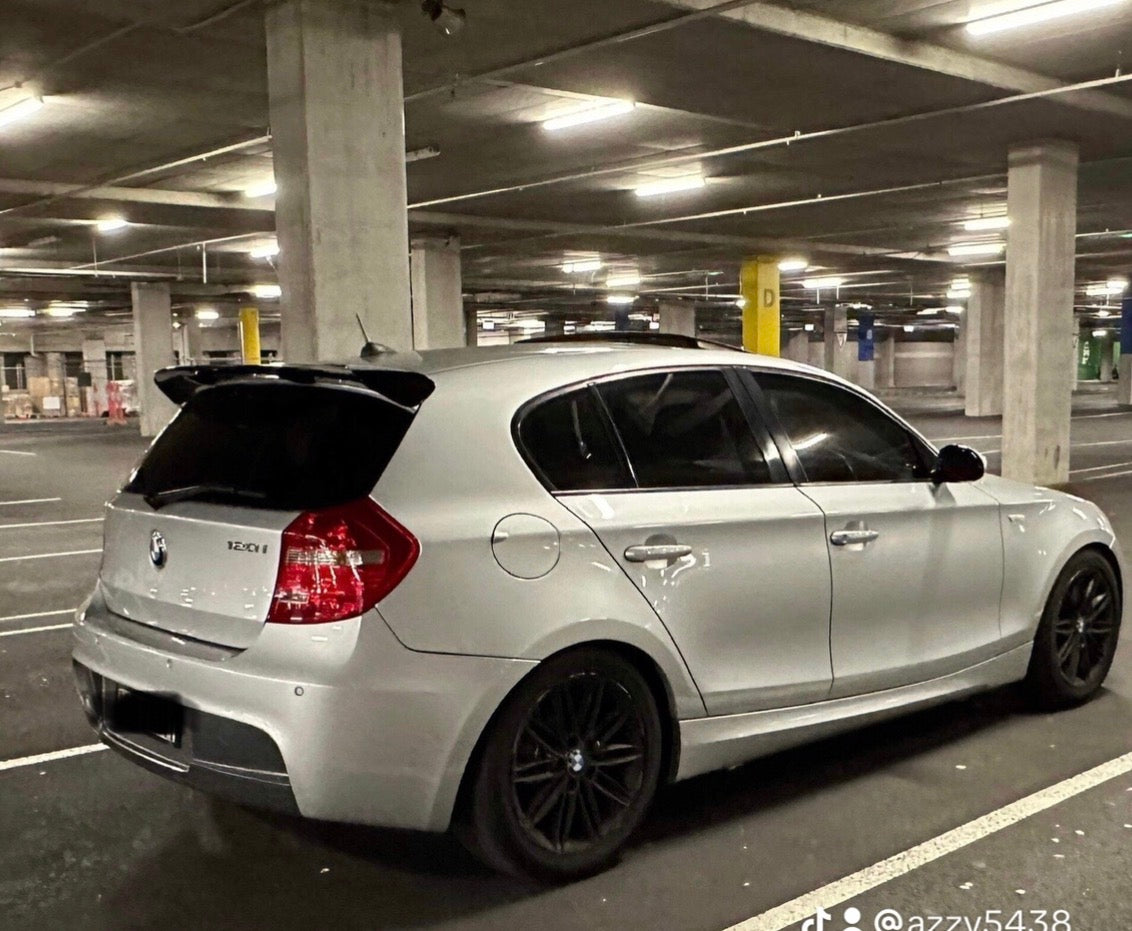 BMW 1 and 2 series hatch rear boot spoiler