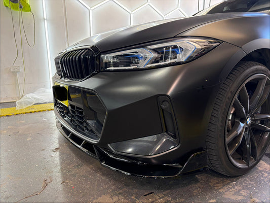 BMW G20 LCI 2023-2026 front bumper lip splitter