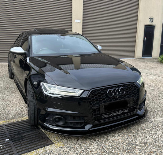 Audi A6 S6 Front lip splitter