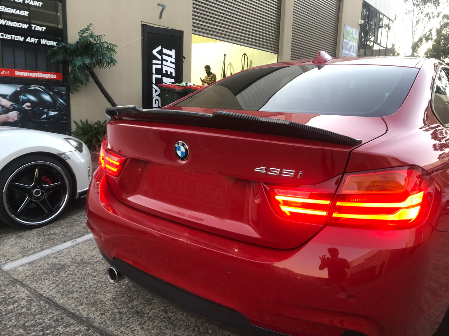 F30 BMW PSM M4 style 3 series Boot Trunk Spoiler