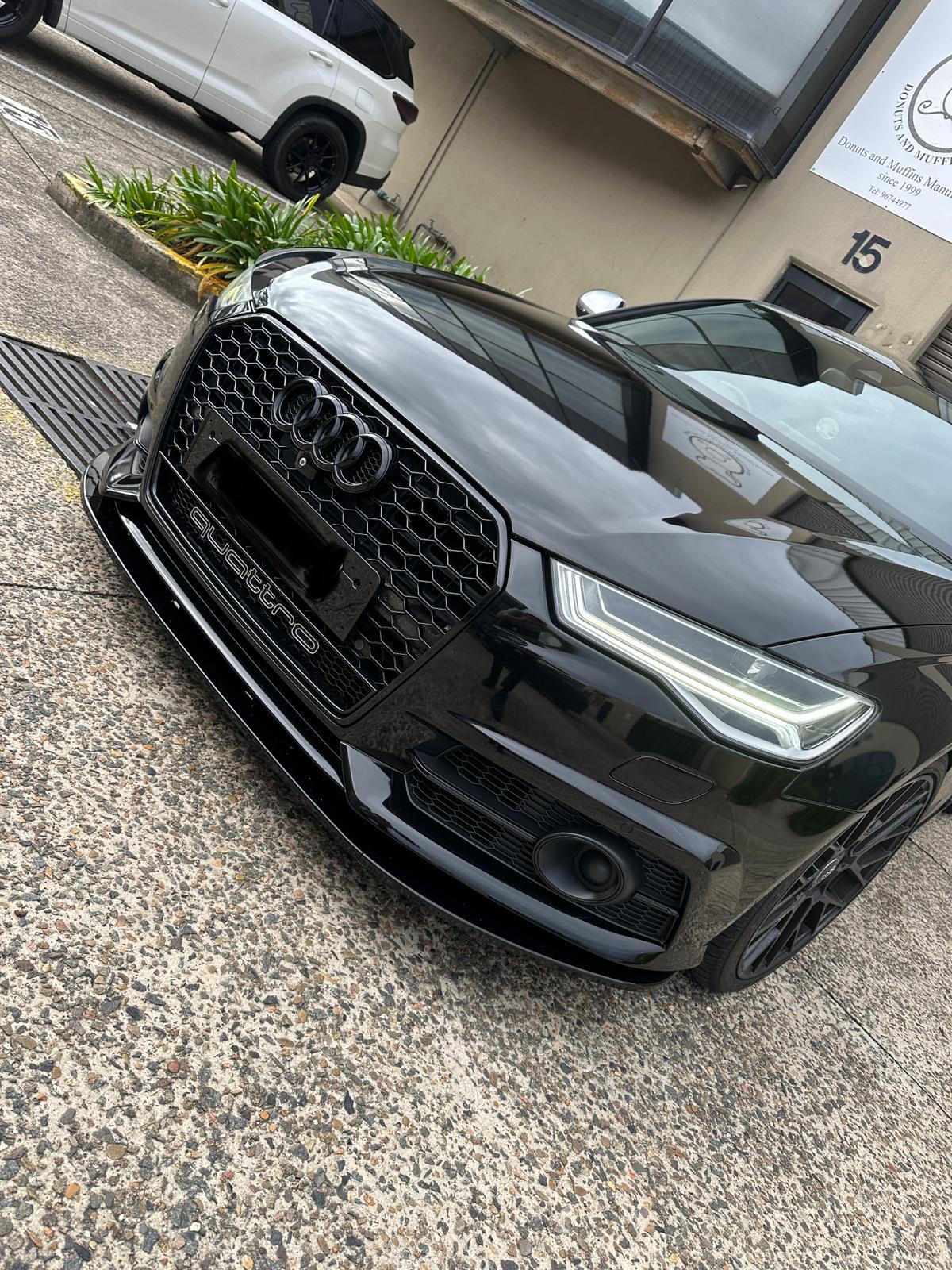 Audi A6 S6 Front lip splitter