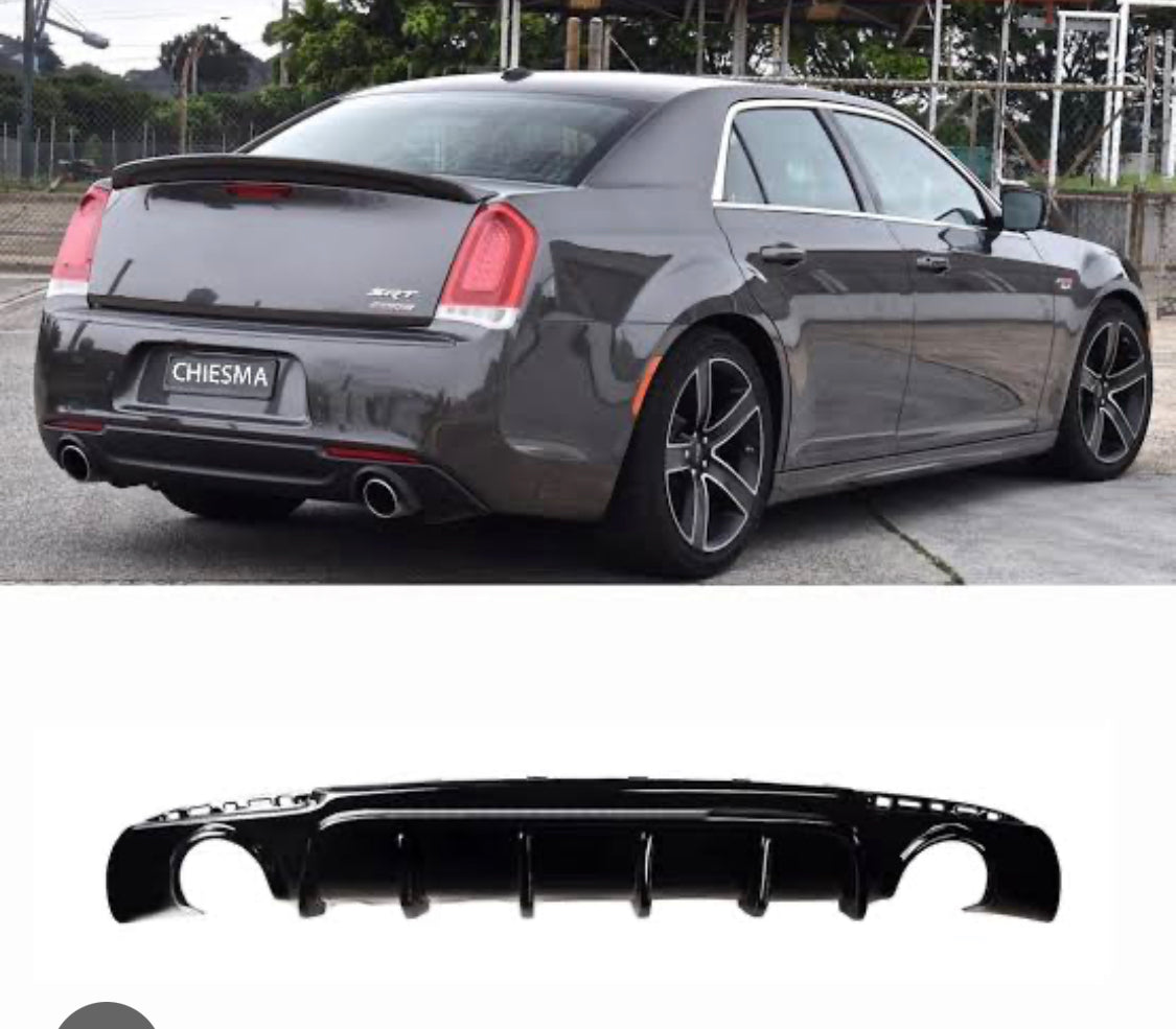 Chrysler 300 SRT rear bumper diffuser
