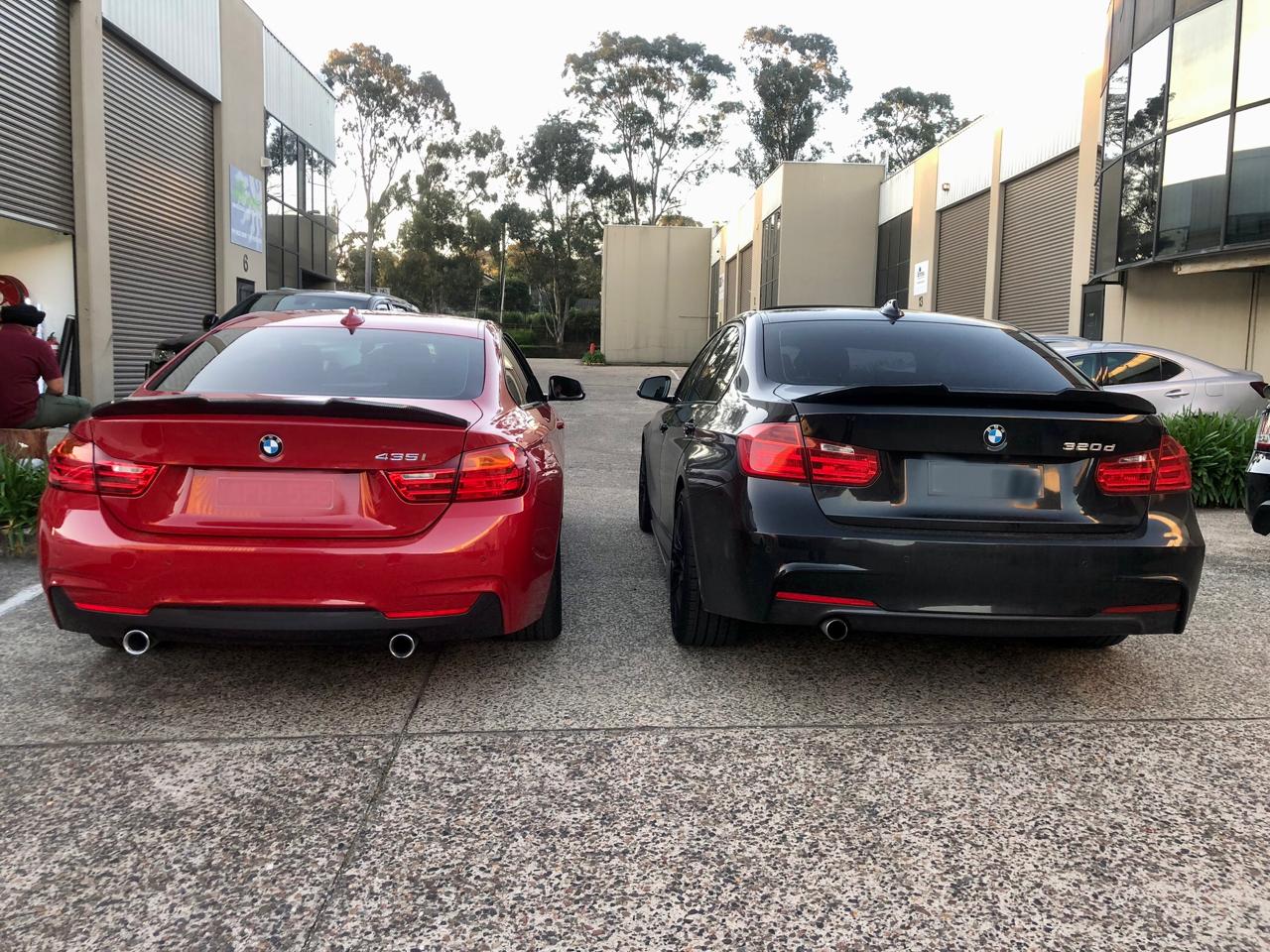 BMW 4 series F32 F36 M Sport front lip splitter PSM spoiler diffuser Bodykit