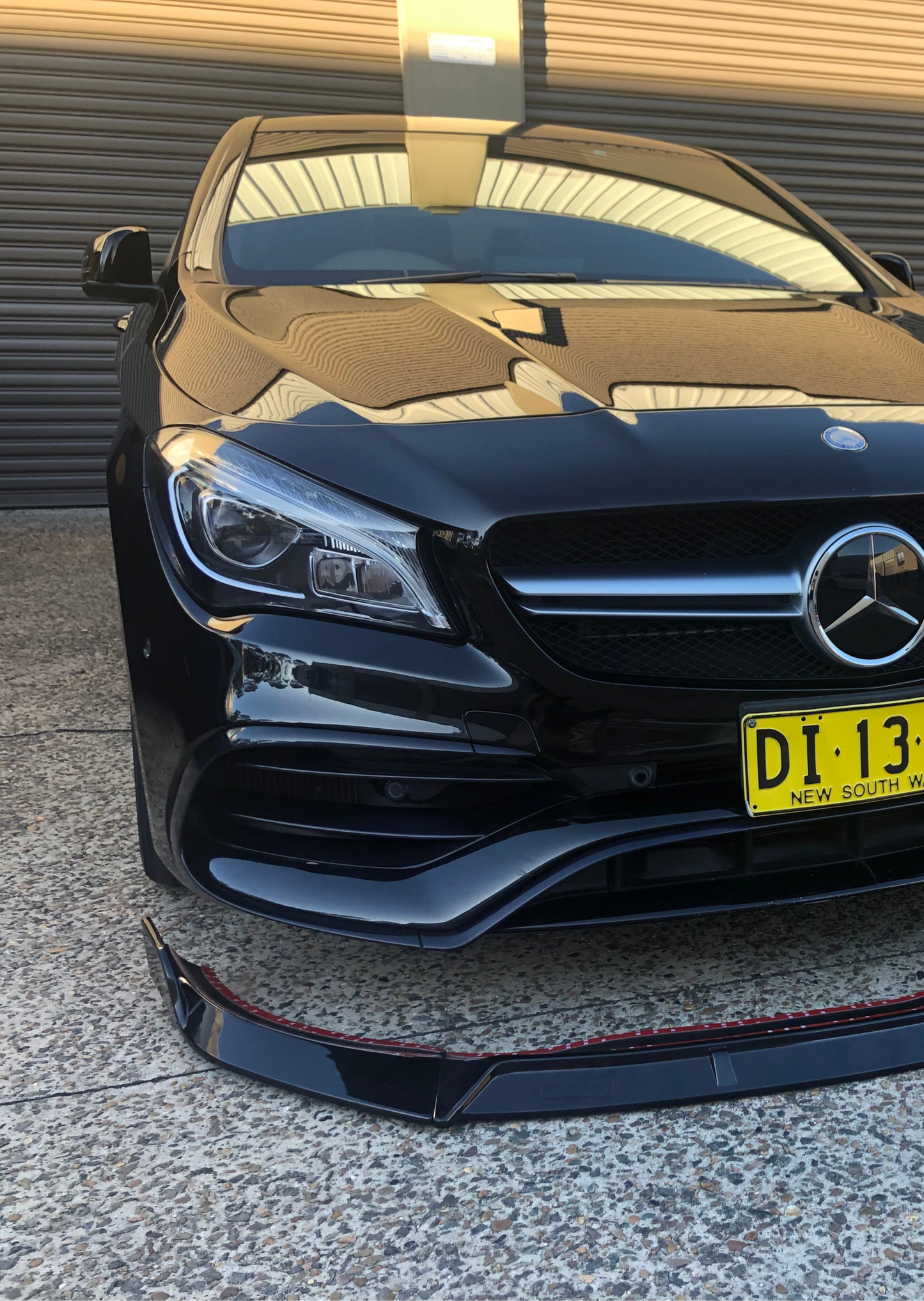 CLA class Mercedes Benz w117 front lip AMG GT Grille spoiler diffuser bodykit