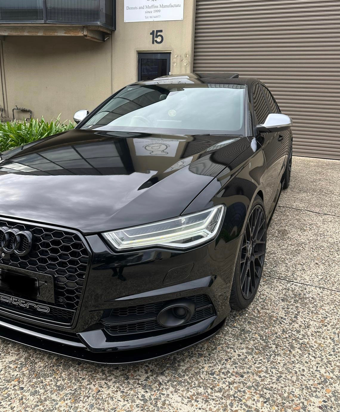 Audi A6 S6 Front lip splitter