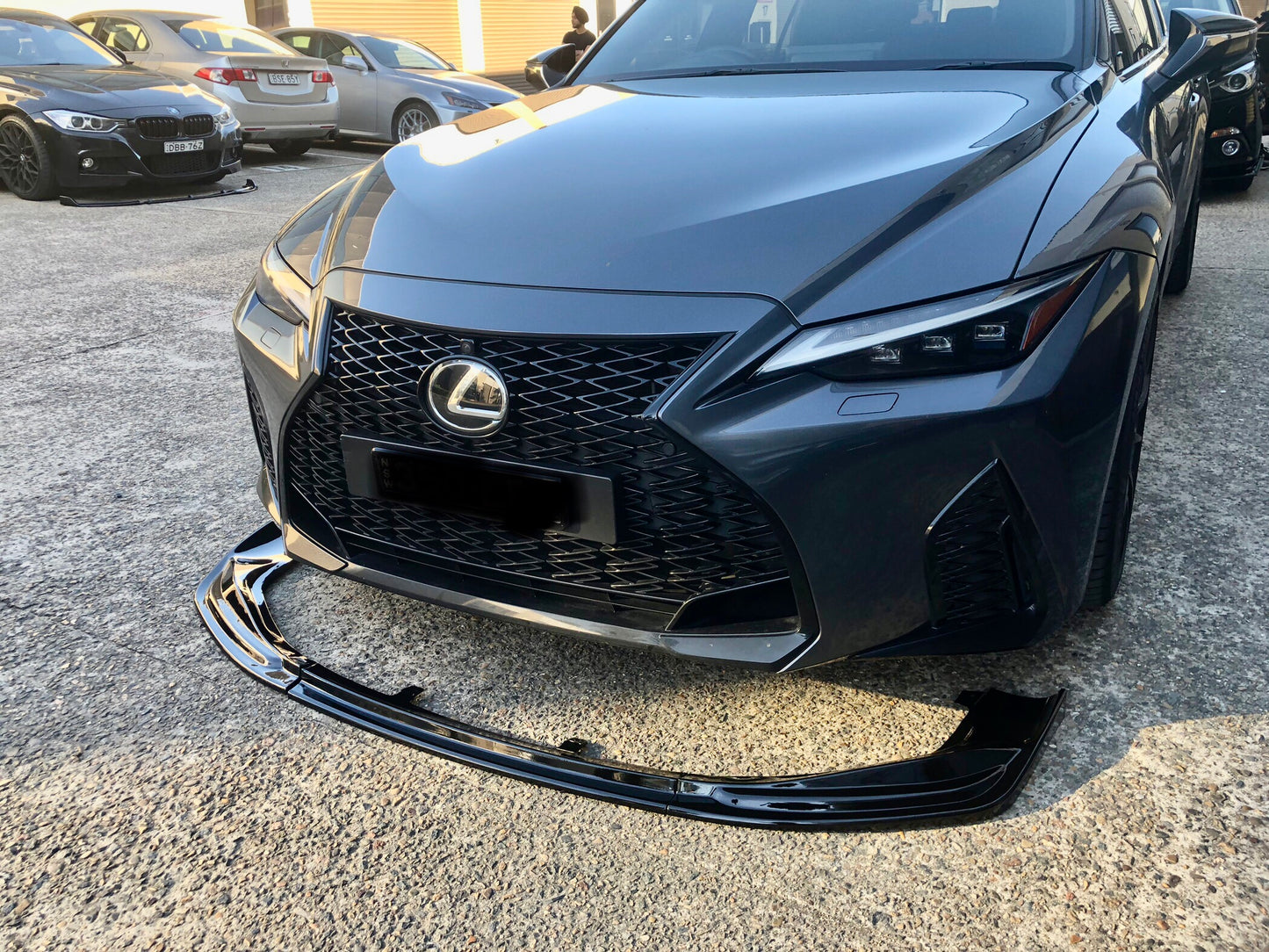 Lexus IS250 350 F sport 2021-2024 model front lip splitter spoiler bodykit