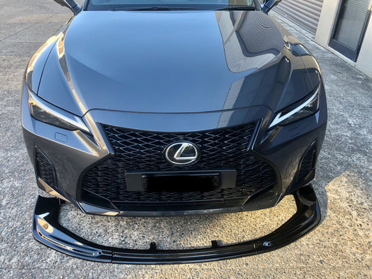 Lexus IS250 350 F sport 2021-2024 model front lip splitter spoiler bodykit