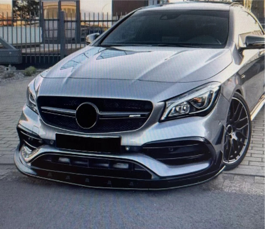 CLA class Mercedes Benz w117 front lip AMG GT Grille spoiler diffuser bodykit