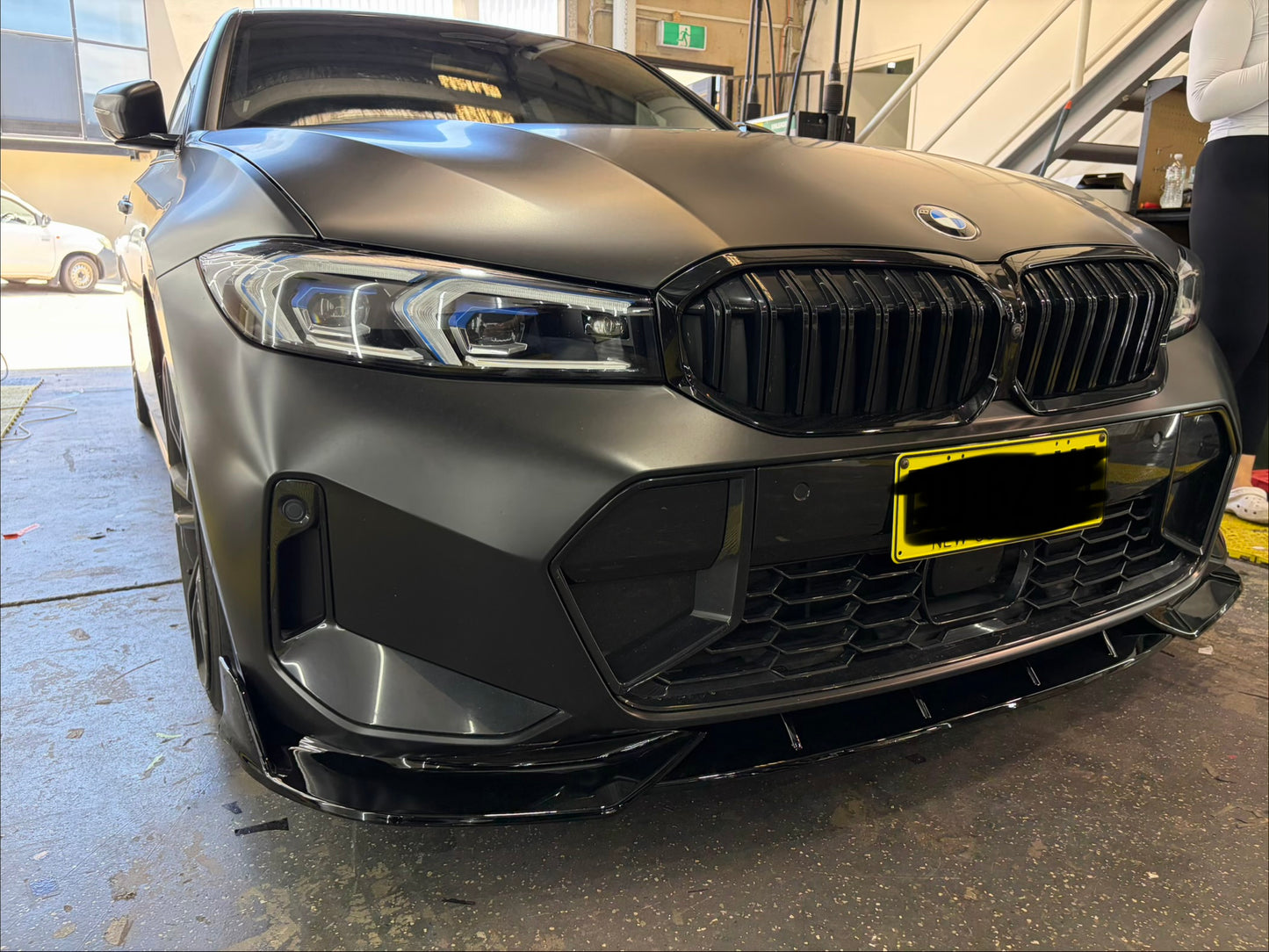 BMW G20 LCI 2023-2026 front bumper lip splitter