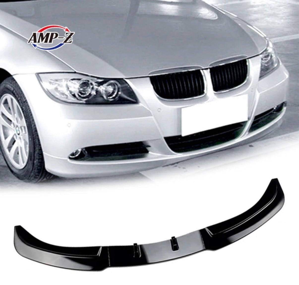 BMW E90 front bumper lip Splitter