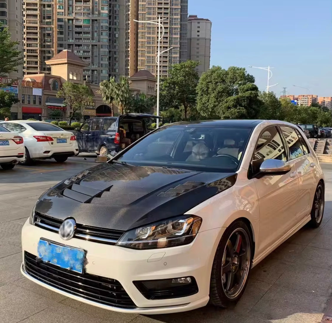 Volkswagen Golf MK7 MK7.5 GTI R Original Carbon Fibre Bonnet Hood