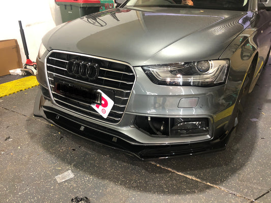 Front lip splitter spoiler bodykit to suit Audi A4