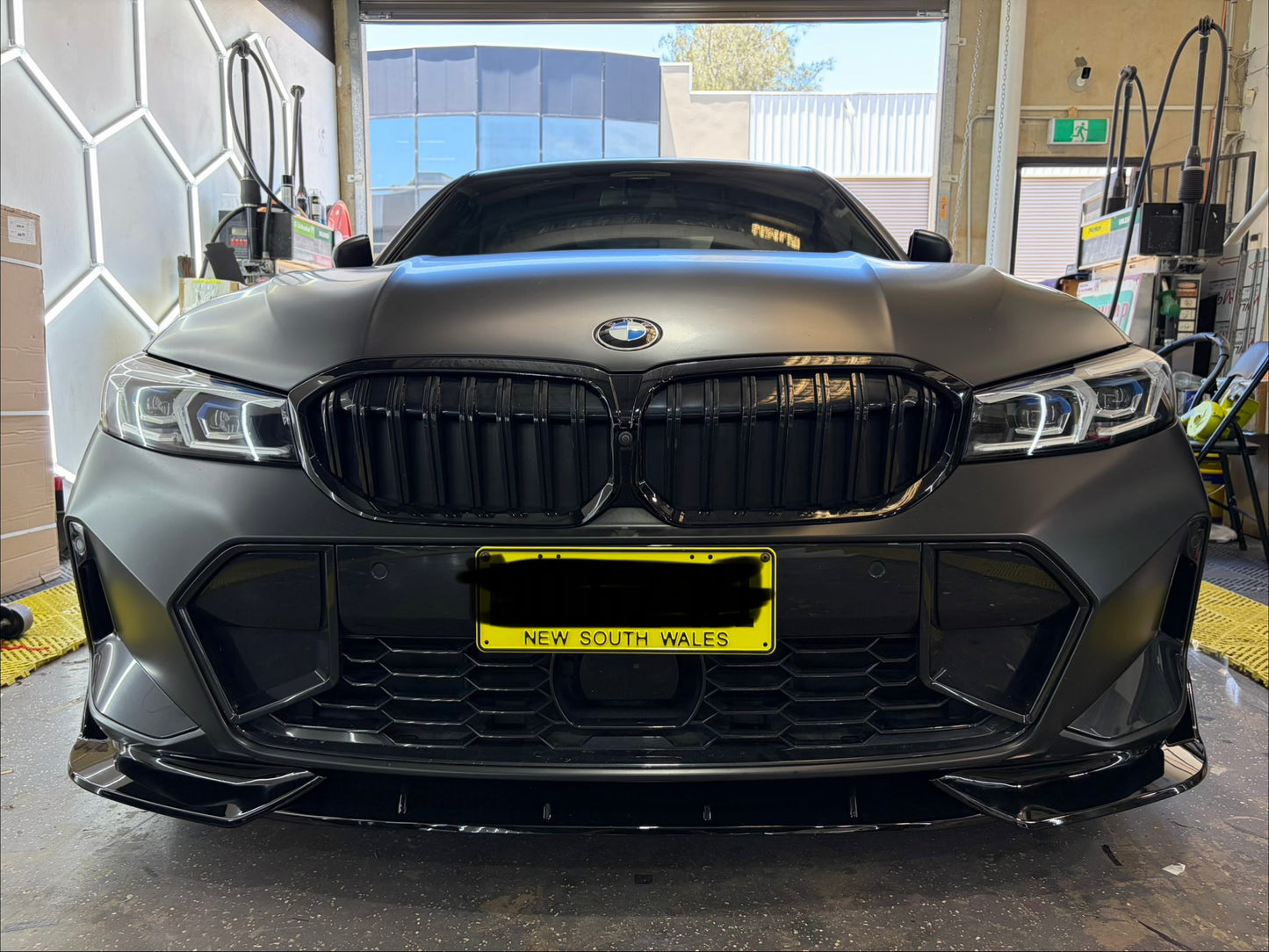 BMW G20 LCI 2023-2026 front bumper lip splitter