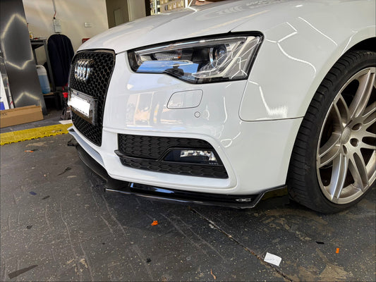 Audi A5 2012-2017 front bumper lip splitter