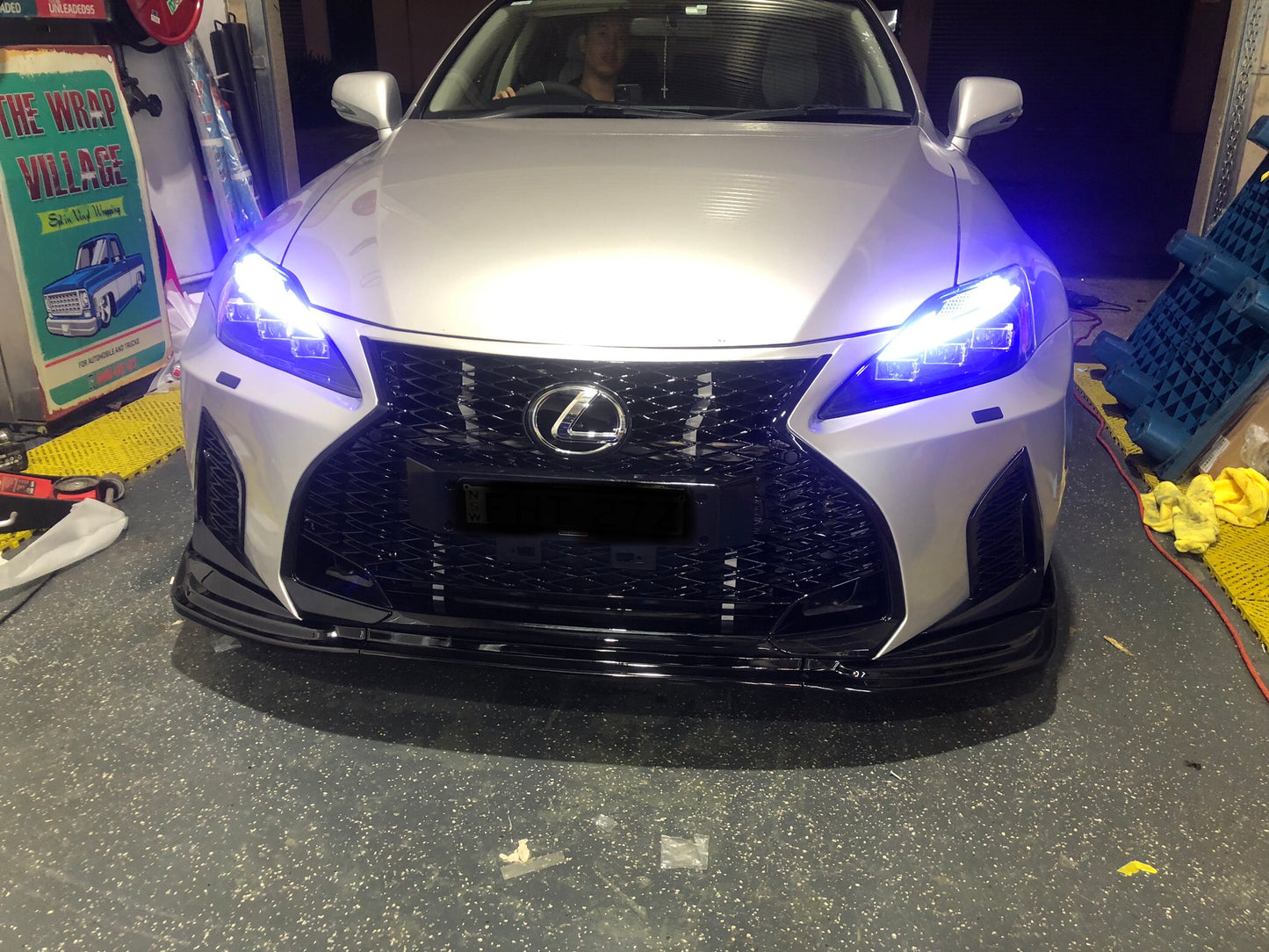 Lexus IS250 350 F Sport Front Lip Splitter Extension Spoiler Trim Chin Bodykit