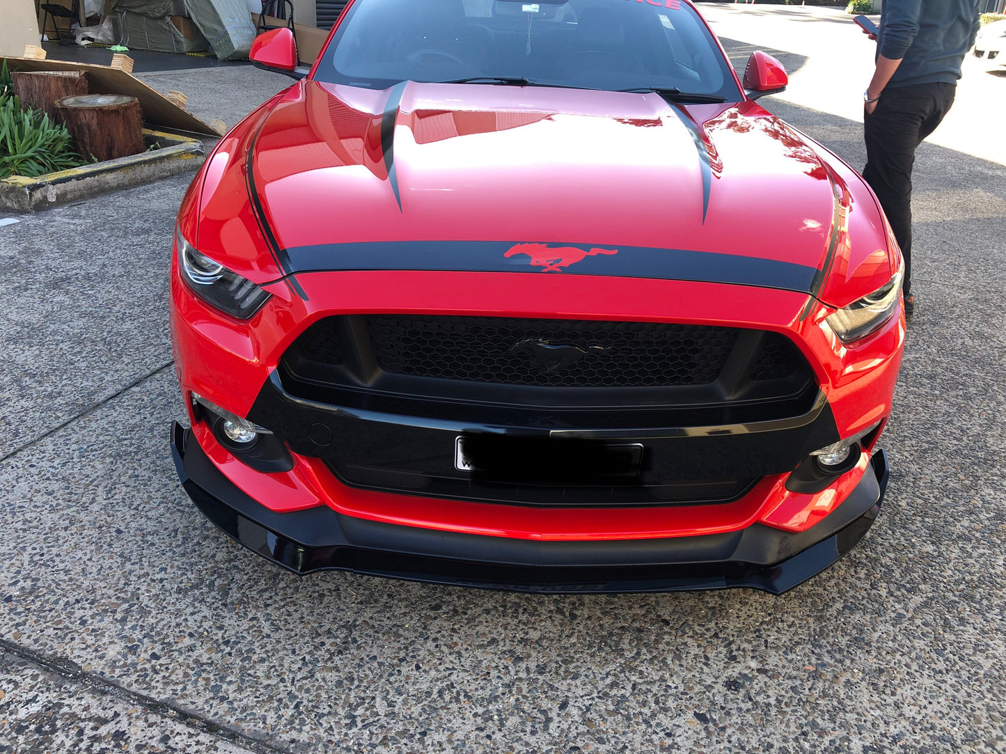Ford Mustang GT 2014-2017 Front lip splitter extension Spoiler