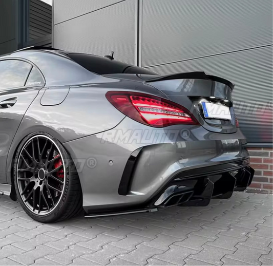 CLA class Mercedes Benz w117 front lip AMG GT Grille spoiler diffuser bodykit