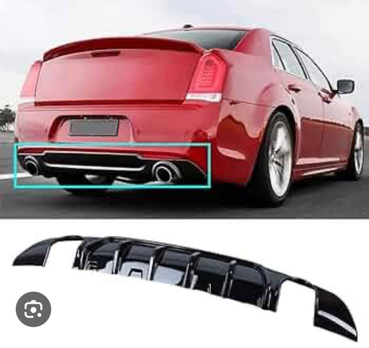 Chrysler 300 SRT rear bumper diffuser