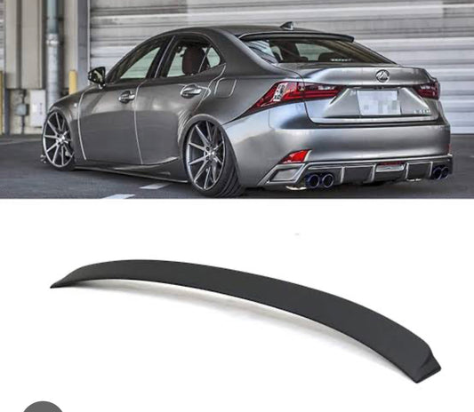 Lexus is250 350 200t 300 rear boot trunk spoiler