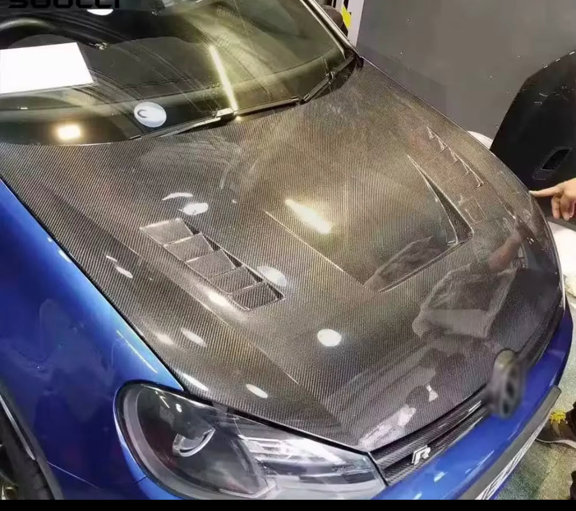 Volkswagen Golf MK7 MK7.5 GTI R Original Carbon Fibre Bonnet Hood
