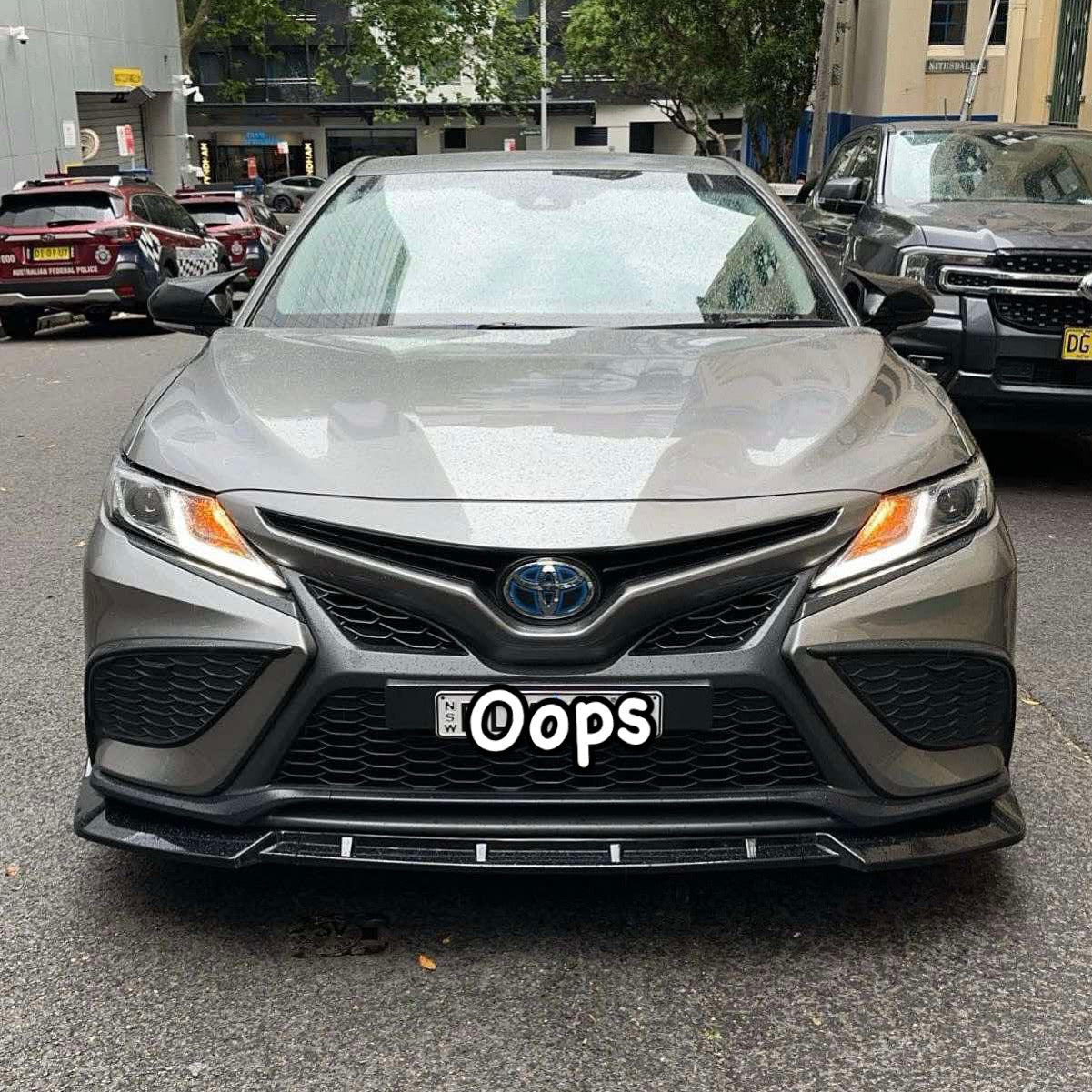 Toyota Camry front lip splitter