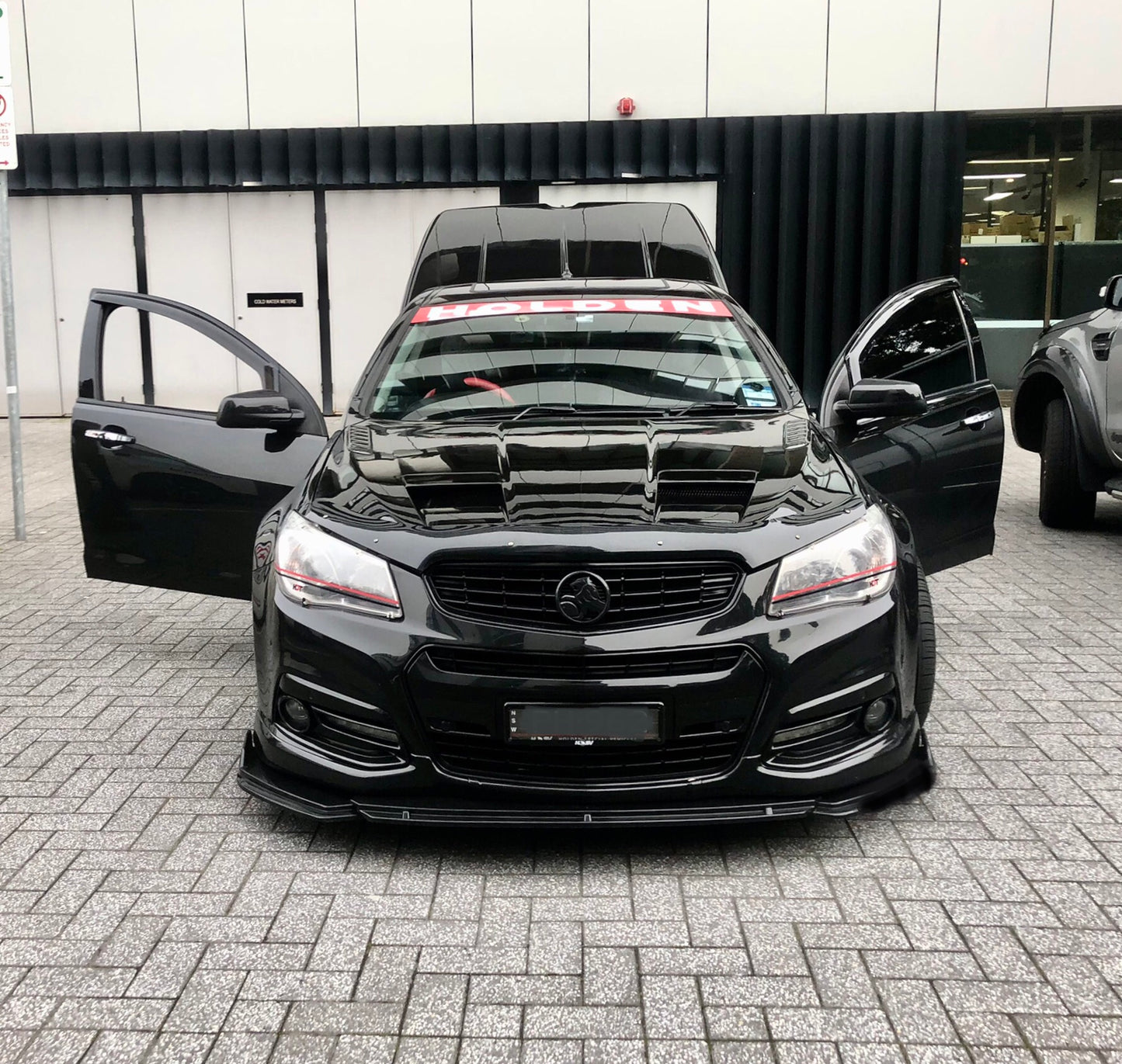 Holden Commodore front lip splitter