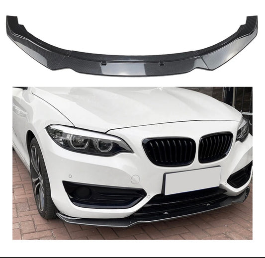 BMW F20 F22 front bumper lip splitter