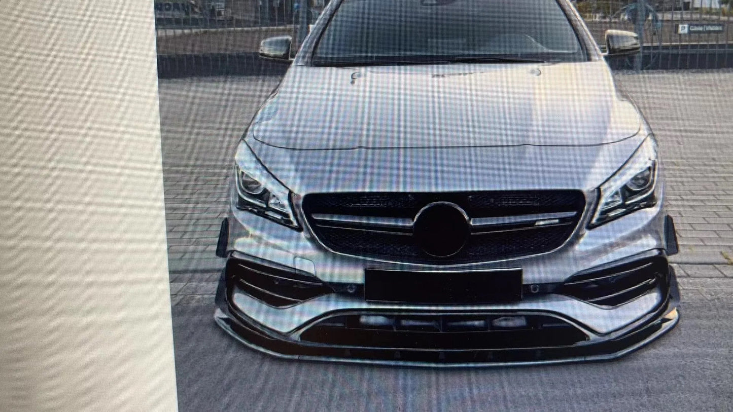CLA class Mercedes Benz w117 front lip AMG GT Grille spoiler diffuser bodykit
