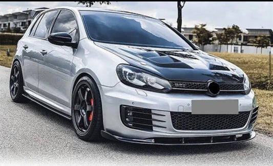 Volkswagen Golf MK6 GTI R front lip splitter