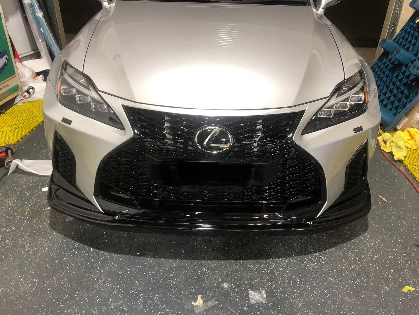 Lexus IS250 350 F Sport Front Lip Splitter Extension Spoiler Trim Chin Bodykit